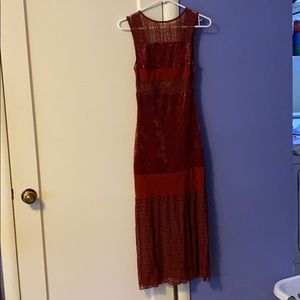 Free people velvet dress size XS